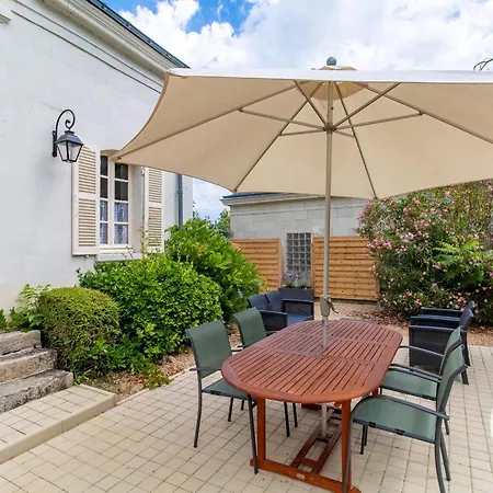 Maison De Charme Avec Piscine Chauffee A 300m De La Loire, Proche Saumur Et Sites Unesco - Fr-1-622-70 בית נופש La Menitré