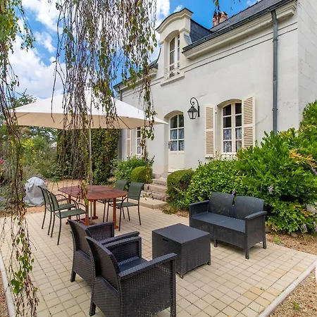 Maison De Charme Avec Piscine Chauffée à 300m De La Loire, Proche Saumur Et Sites Unesco - Fr-1-622-70 Casa de Férias